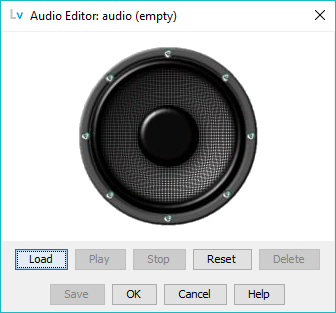 Audio Editor - empty attribute