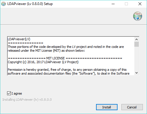 LDAPviewer Licence - I agree