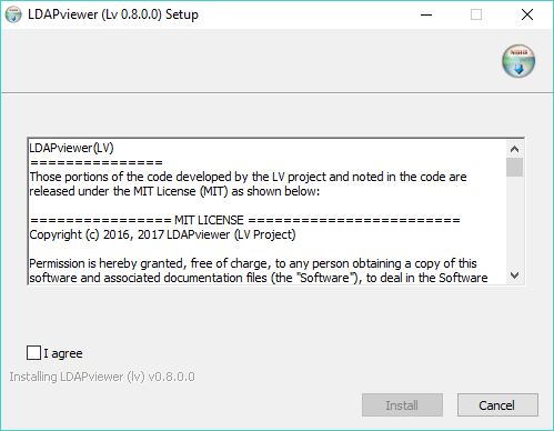 LDAPviewer Licence info