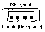 USB Type A Female (Receptacle)