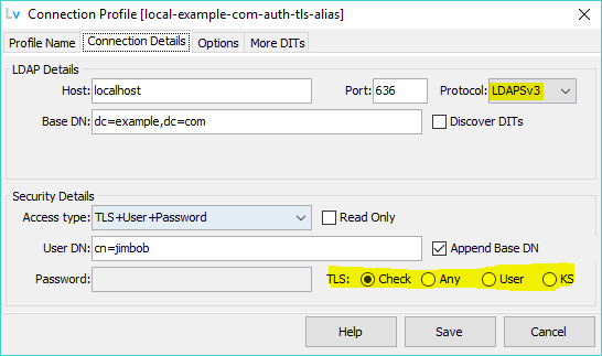 TLS/SSL Options