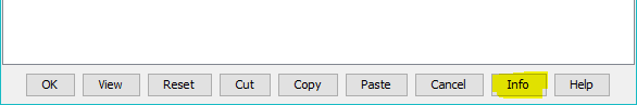Group Editor -  Info Button