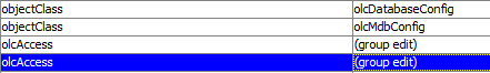 Group Editor - table example