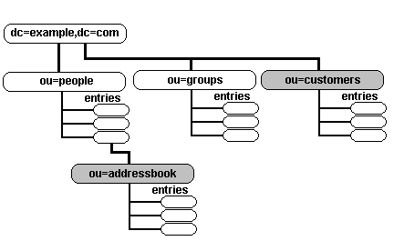LDAP - Public Private Address structure